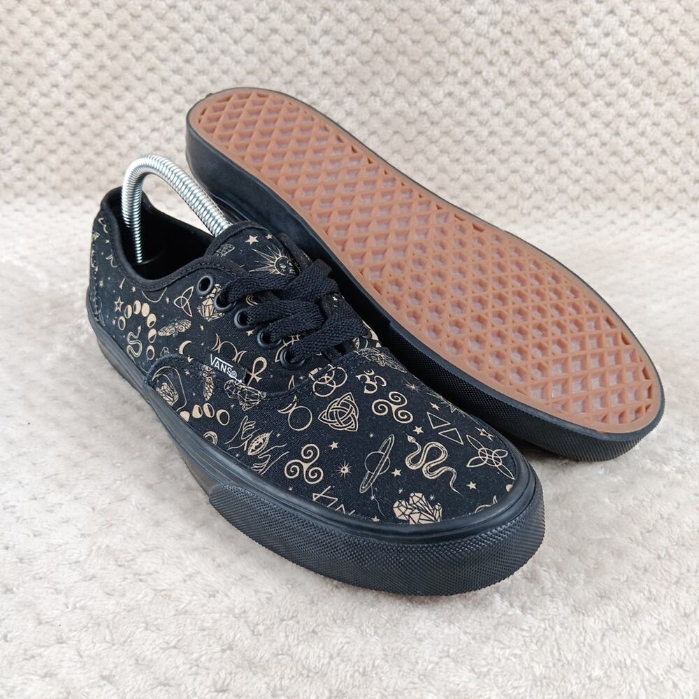 Vans Authentic Witchy Vibes Skate Shoe - Black 8.5 Mens 10 Womens - Picture 2 of 10